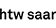Logo von htw saar